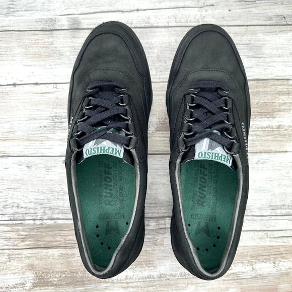 Mephisto Run Off Black Women's Shoes - Picture 9 of 11